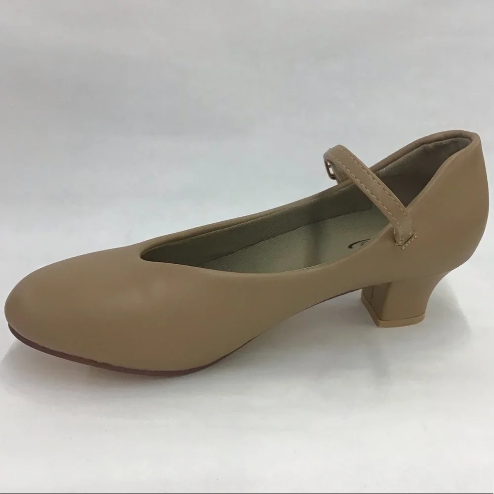 Stelle 1.5 Character Dance Shoes, Girls Shoe Tan Size 4